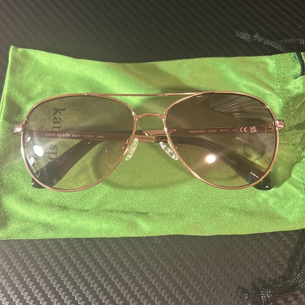 Kate Spade Emmaline Rose Gold Aviators